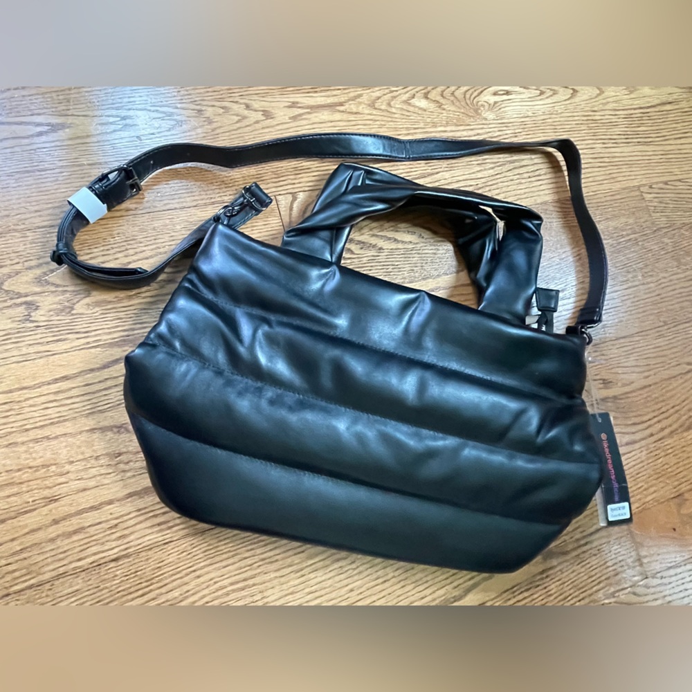 Black Messenger Bag with Soft Structure and Minimalist Design - Macy’s brand